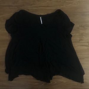 Free People Cross Back Flowy Top